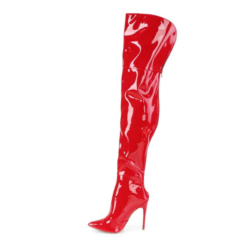 Red Pleaser Courtly-3012 Women's Boots | CR6937142