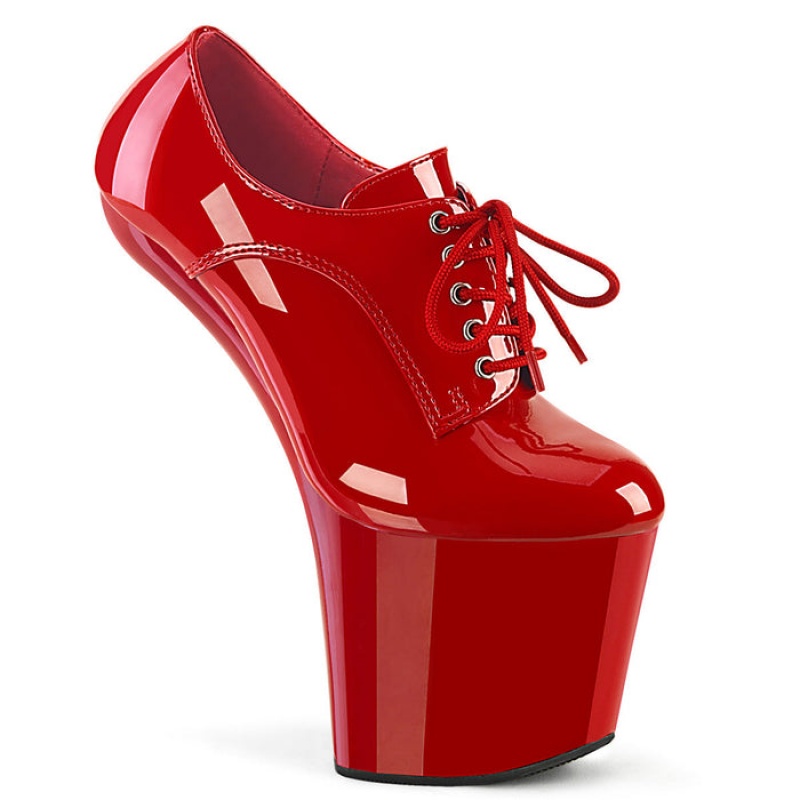 Red Pleaser Craze-860 Women's Pumps | KF7532084