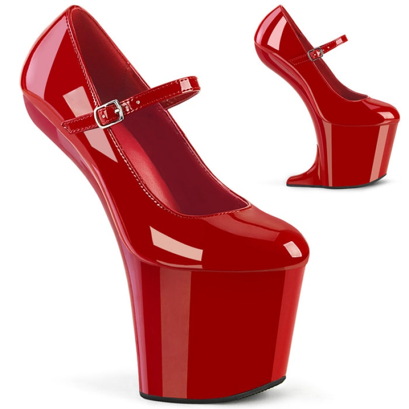 Red Pleaser Craze-880 Women\'s Pumps | FI7245836