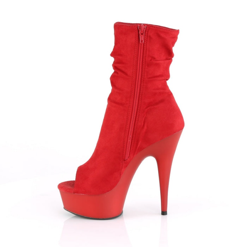 Red Pleaser Delight-1031 Women's Boots | GR0523418