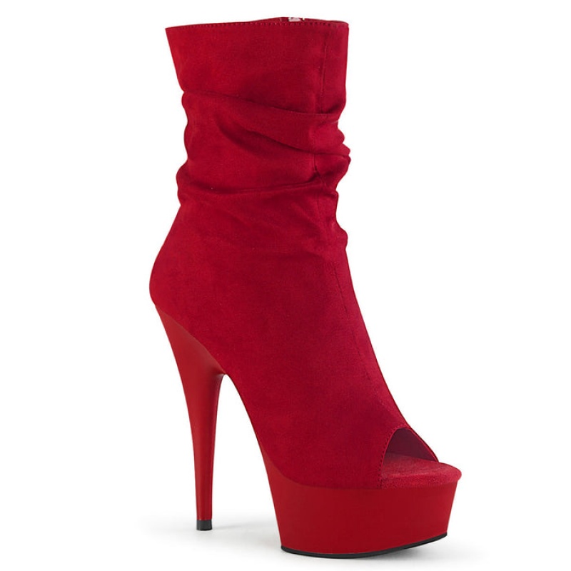 Red Pleaser Delight-1031 Women's Boots | GR0523418