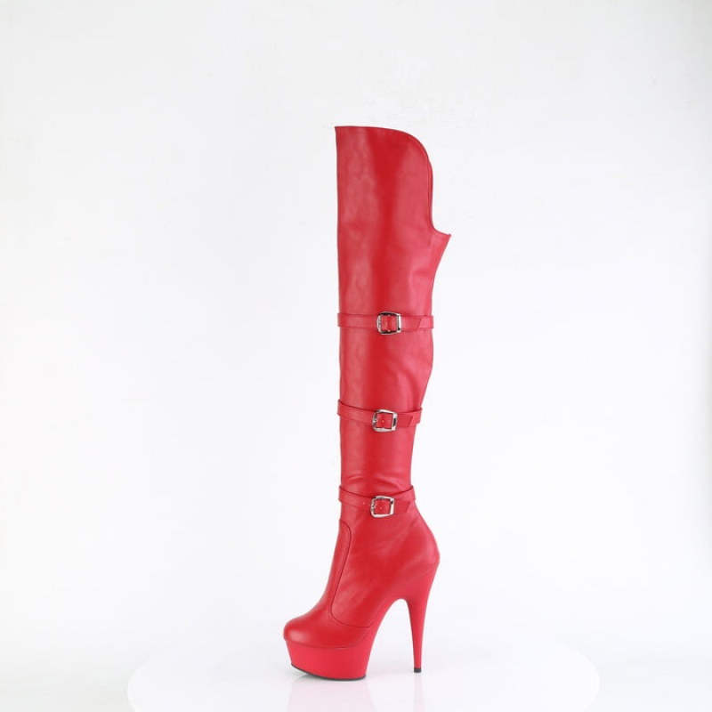 Red Pleaser Delight-3018 Women's Boots | LR8913406