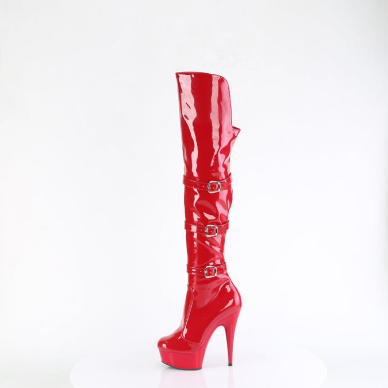 Red Pleaser Delight-3018 Women's Boots | VB3256941