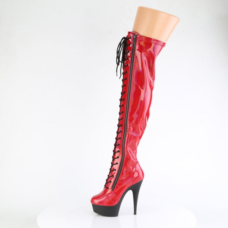 Red Pleaser Delight-3029 Women's Boots | QR2356078