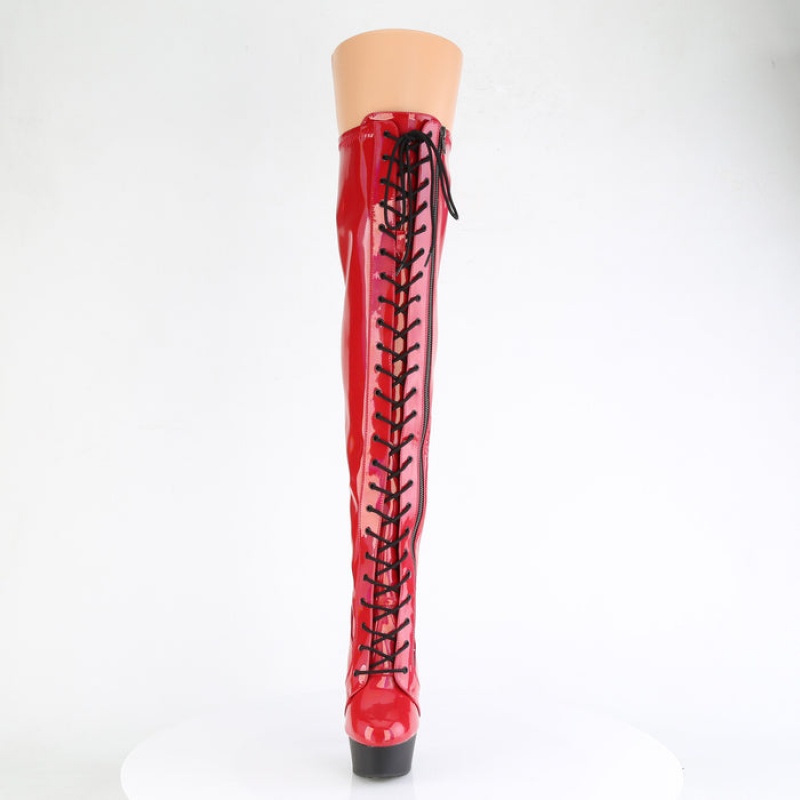 Red Pleaser Delight-3029 Women's Boots | QR2356078