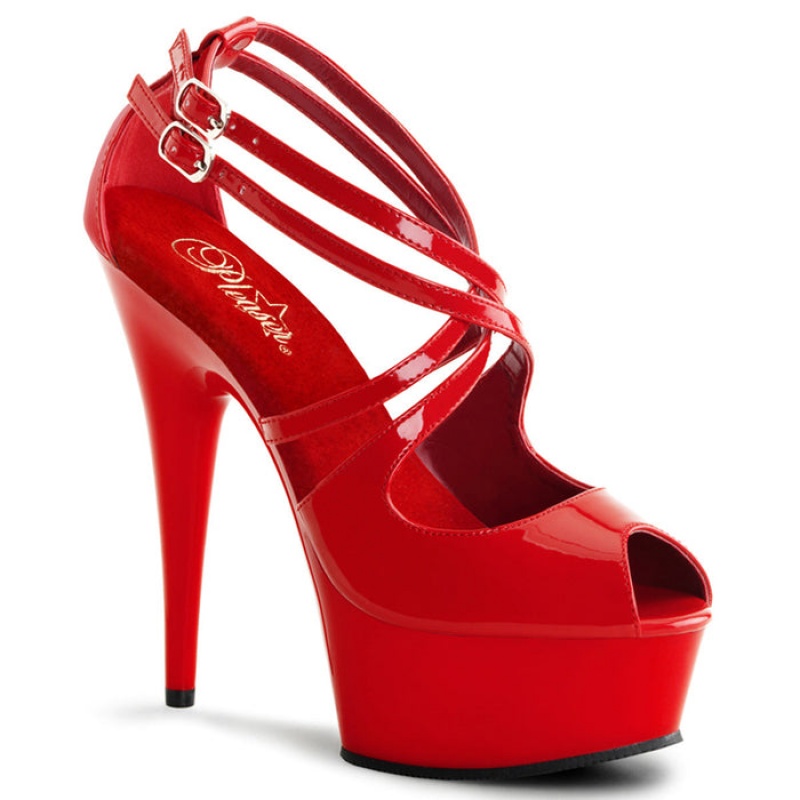 Red Pleaser Delight-612 Women's Sandals | GM6930527