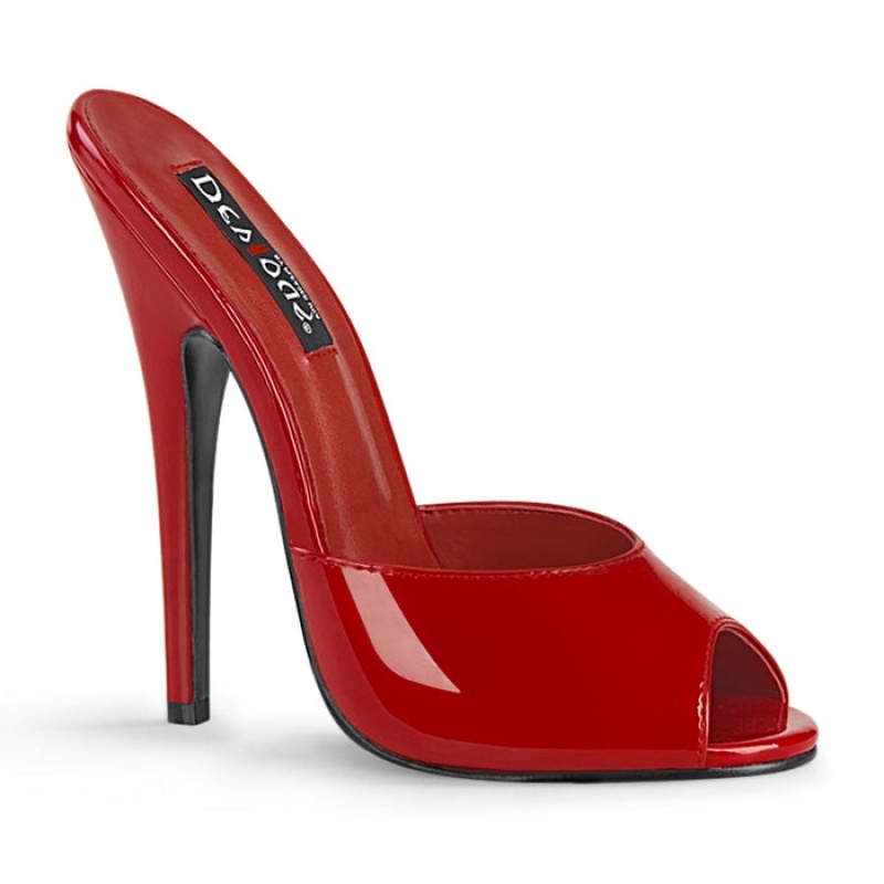 Red Pleaser Domina-101 Women's Sandals | YJ6532190