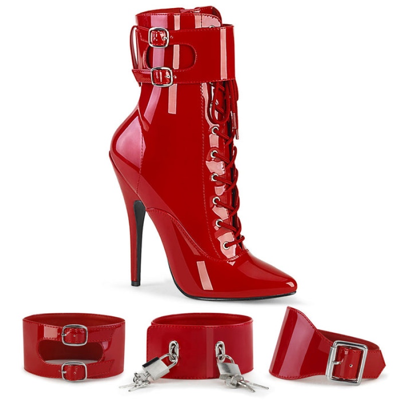 Red Pleaser Domina-1023 Women's Boots | YI6207851