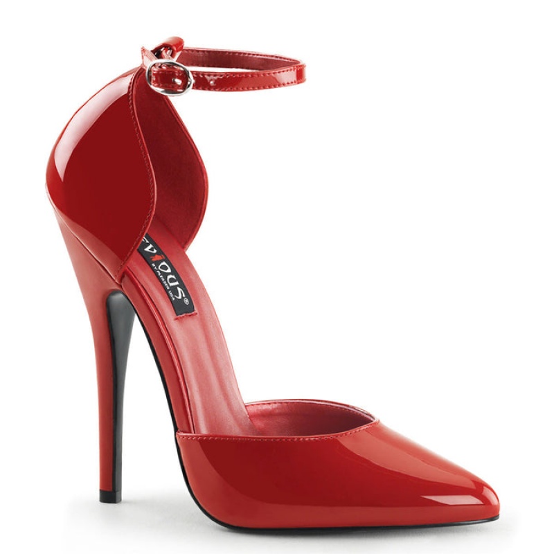 Red Pleaser Domina-402 Women's D'Orsay | CI7140632