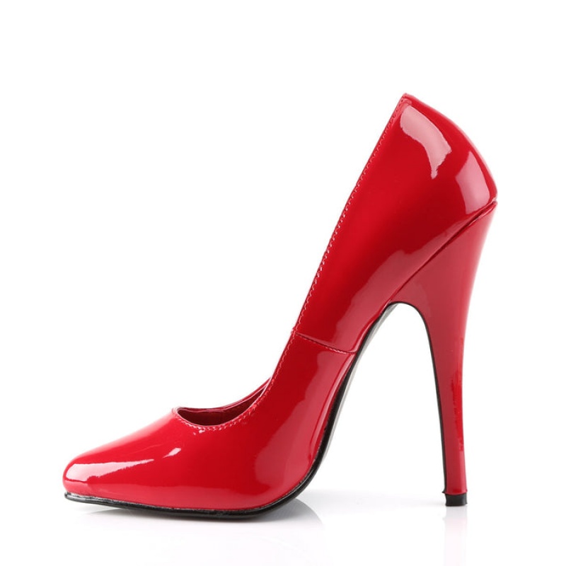 Red Pleaser Domina-420 Women's Pumps | WH8024537