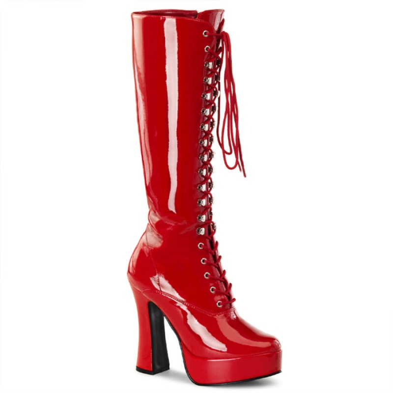 Red Pleaser Electra-2020 Women's Boots | PM8263709