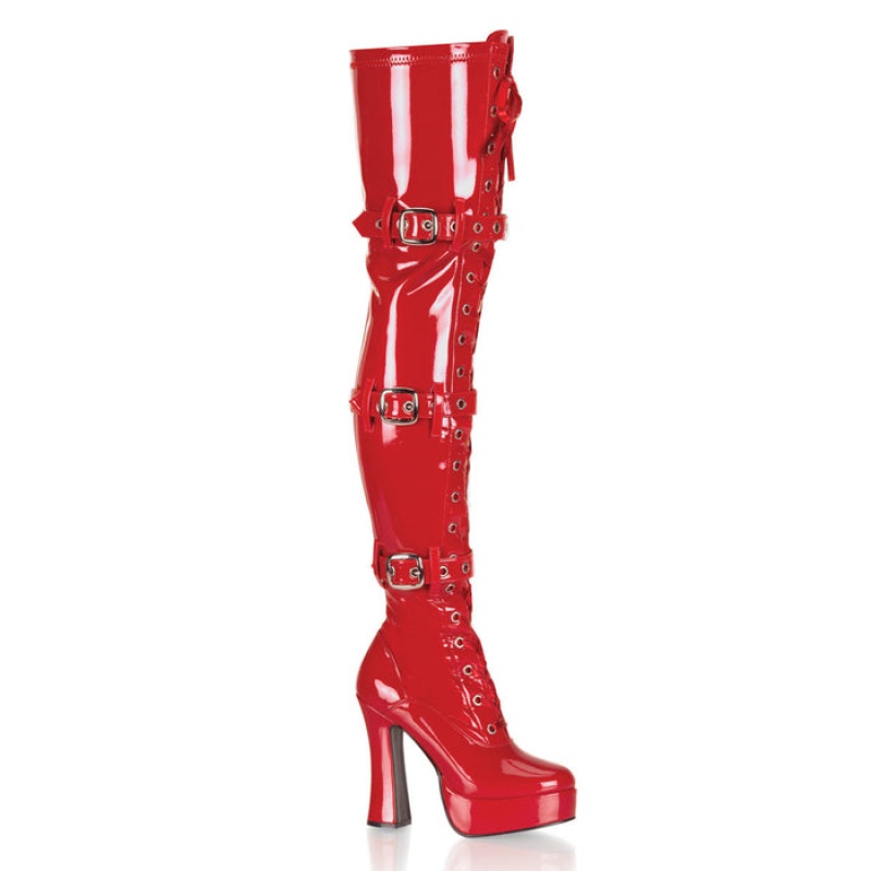 Red Pleaser Electra-3028 Women's Boots | ON5609418