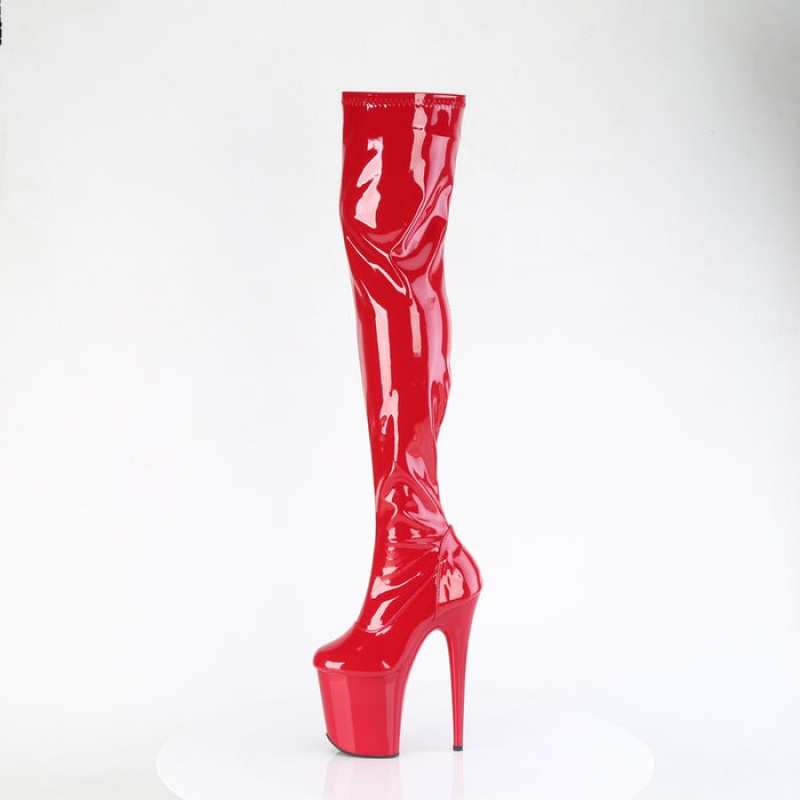 Red Pleaser Flamingo-3000 Women's Boots | IG8024596