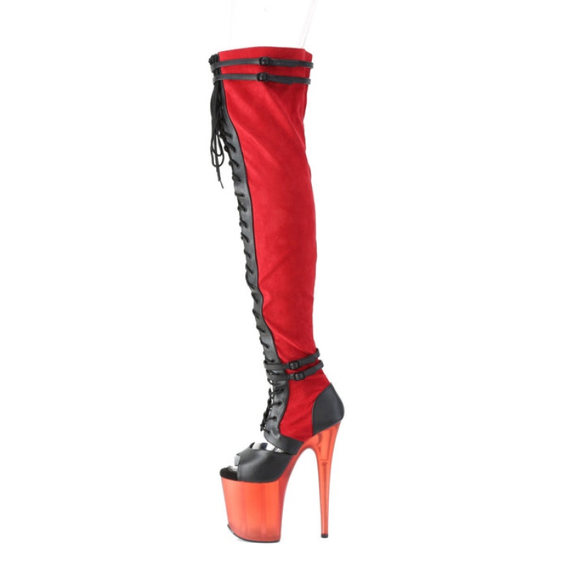 Red Pleaser Flamingo-3027 Women's Boots | ZO5140792