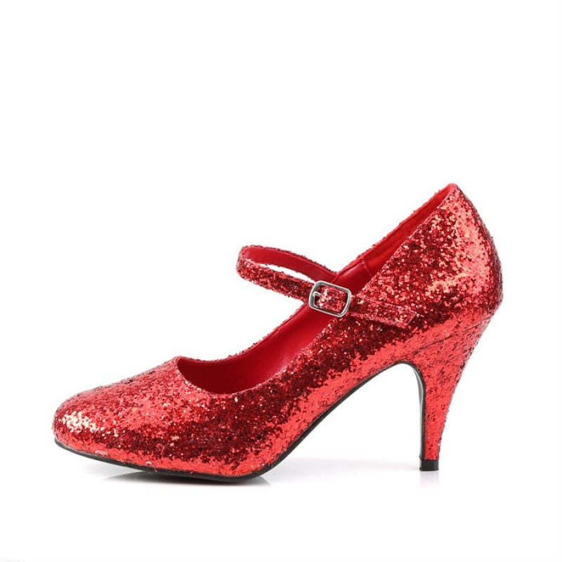 Red Pleaser Glinda-50G Women's Pumps | WZ0614539