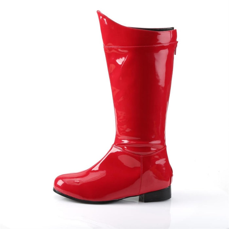 Red Pleaser Hero-100 Women's Boots | TQ7432856