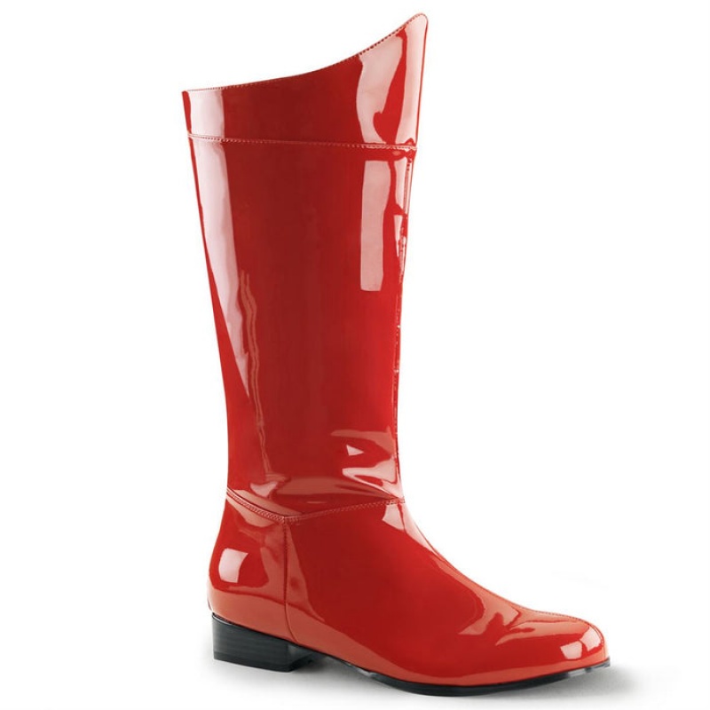 Red Pleaser Hero-100 Women's Boots | TQ7432856