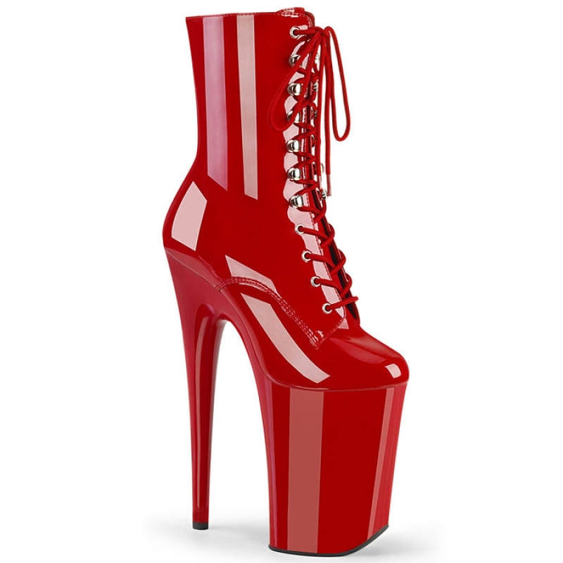 Red Pleaser Infinity-1020 Women's Boots | DX6810542