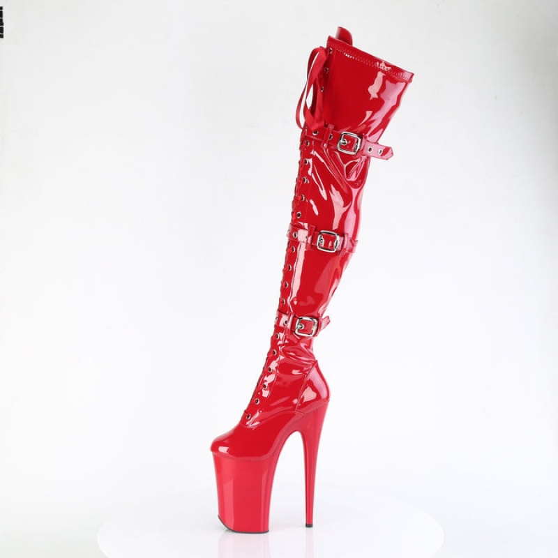 Red Pleaser Infinity-3028 Women's Boots | MK9207684