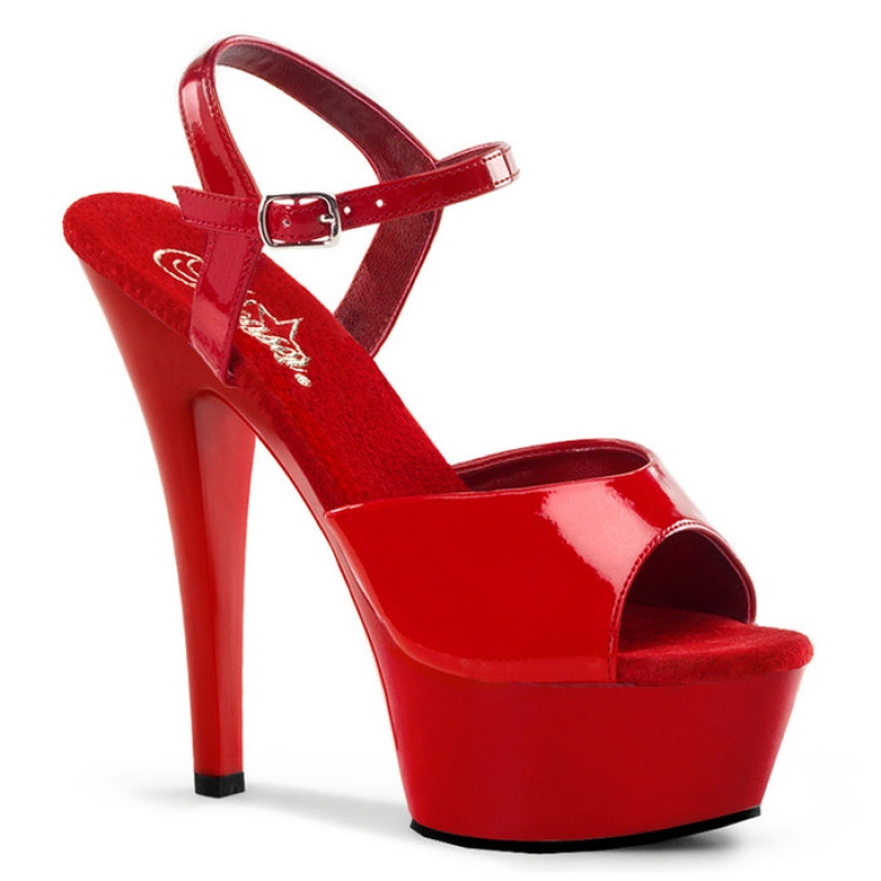 Red Pleaser Kiss-209 Women's Sandals | EN2316095