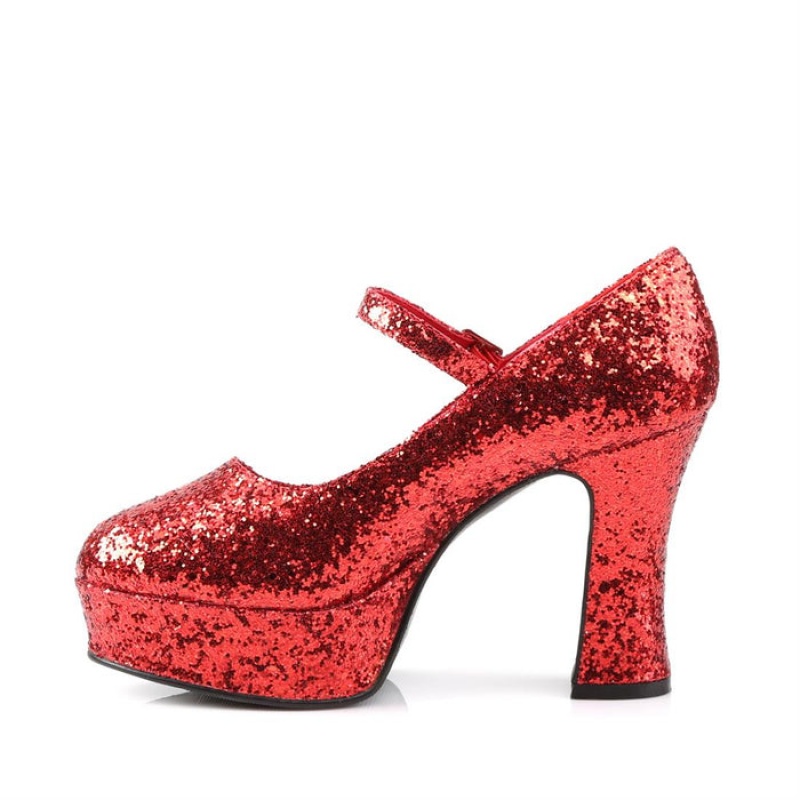 Red Pleaser Maryjane-50G Women's Pumps | ZU0631479