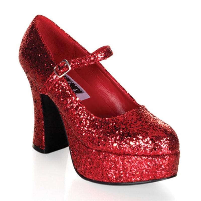 Red Pleaser Maryjane-50G Women's Pumps | ZU0631479