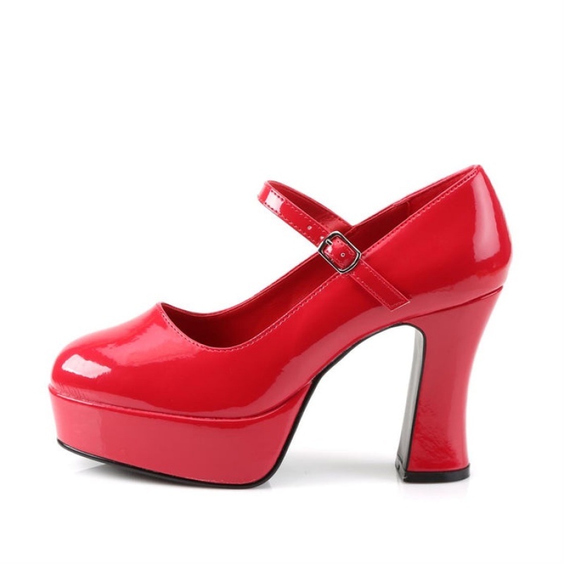 Red Pleaser Maryjane-50 Women's Pumps | PA0534187