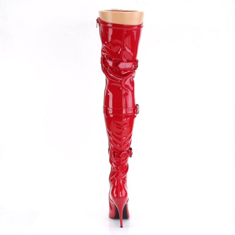 Red Pleaser Seduce-3028 Women's Boots | CN2307486