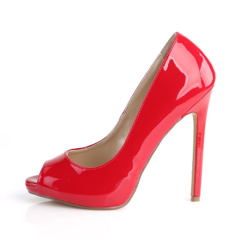 Red Pleaser Sexy-42 Women's Pumps | GU1903762