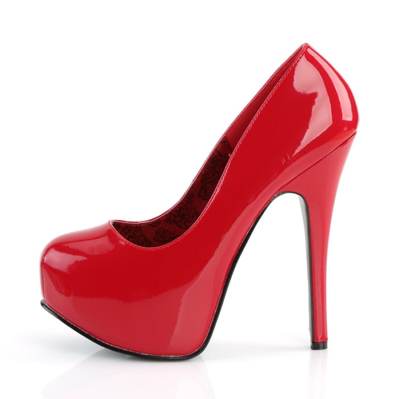 Red Pleaser Teeze-06 Women's Pumps | DU9261408