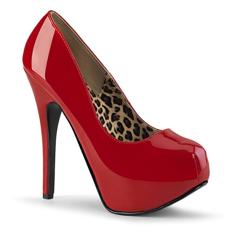 Red Pleaser Teeze-06 Women's Pumps | DU9261408