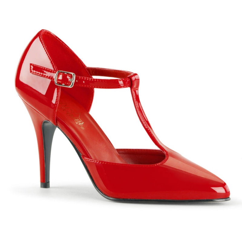 Red Pleaser Vanity-415 Women's Pumps | TR7146530