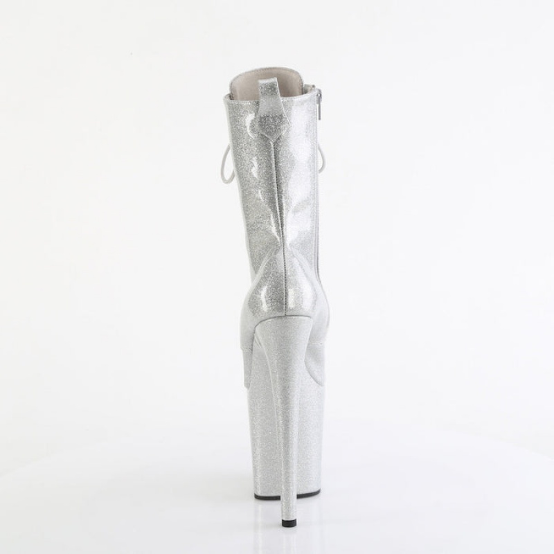 Silver Pleaser Flamingo-1040GP Women's Boots | MJ4039156