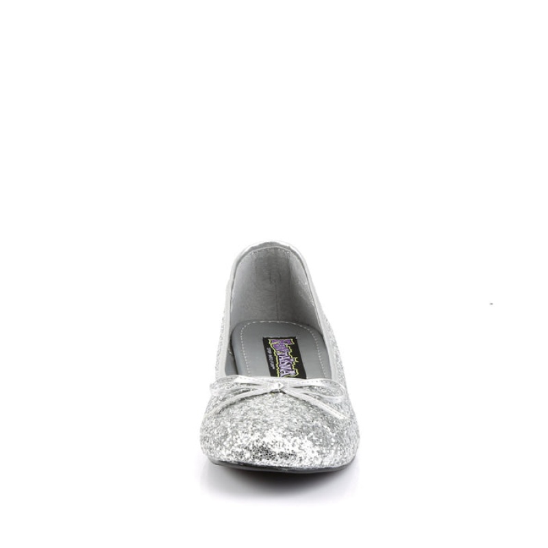 Silver Pleaser Star-16G Women\'s Flats | GI9014528