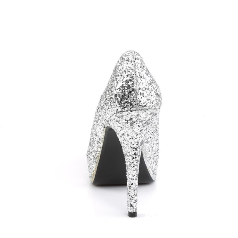 Silver Pleaser Twinkle-18G Women's Pumps | GO4051736