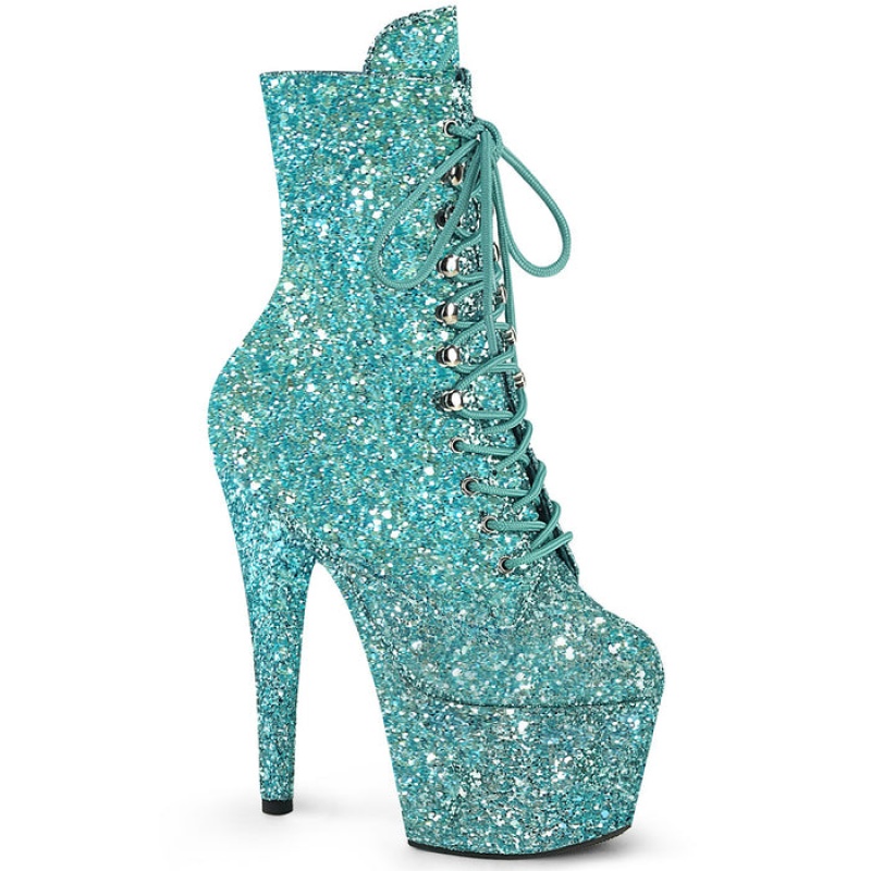 Turquoise Pleaser Adore-1020GWR Women's Boots | EV9472518