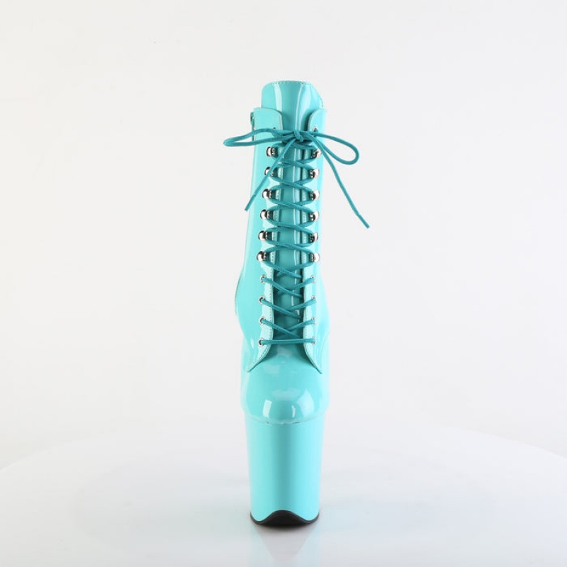 Turquoise Pleaser Flamingo-1020 Women's Boots | XJ6895423