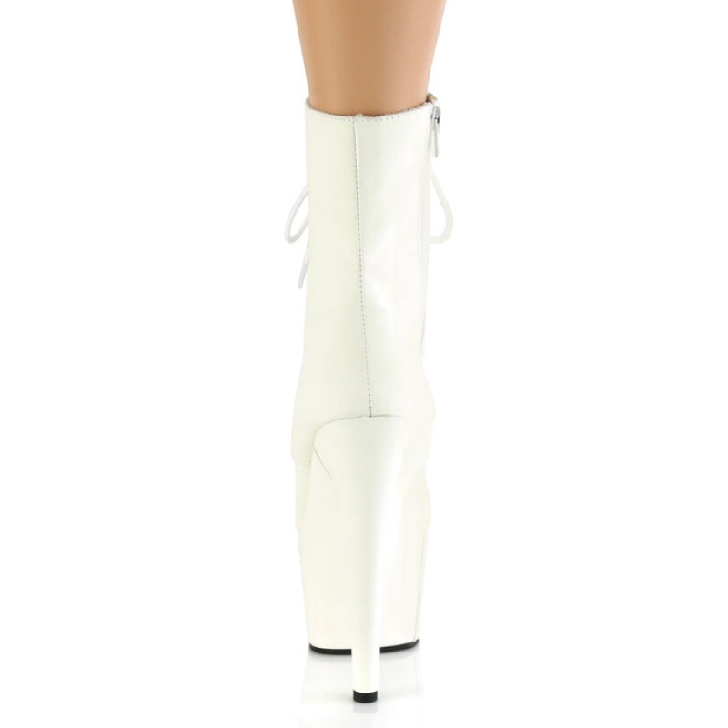 White Pleaser Adore-1020GD Women's Boots | XR0653819