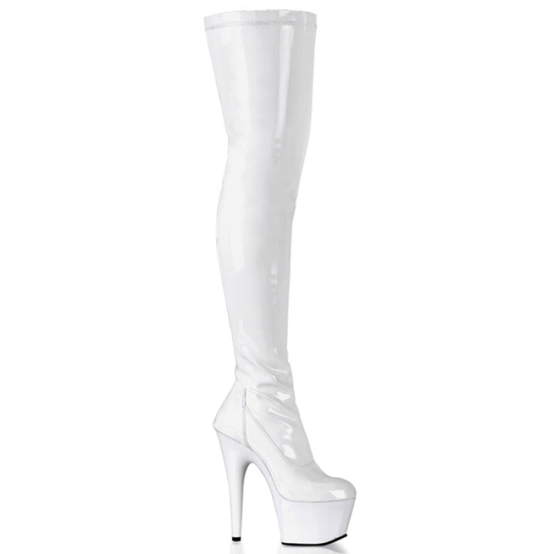 White Pleaser Adore-3000 Women's Boots | IP5820961