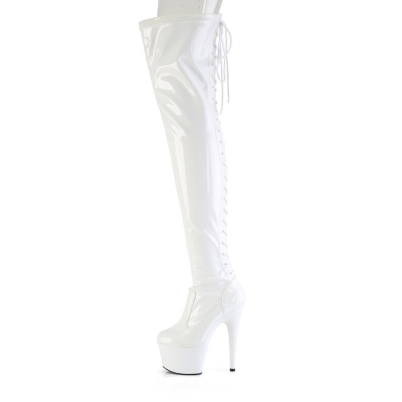 White Pleaser Adore-3850 Women's Boots | VC4830592