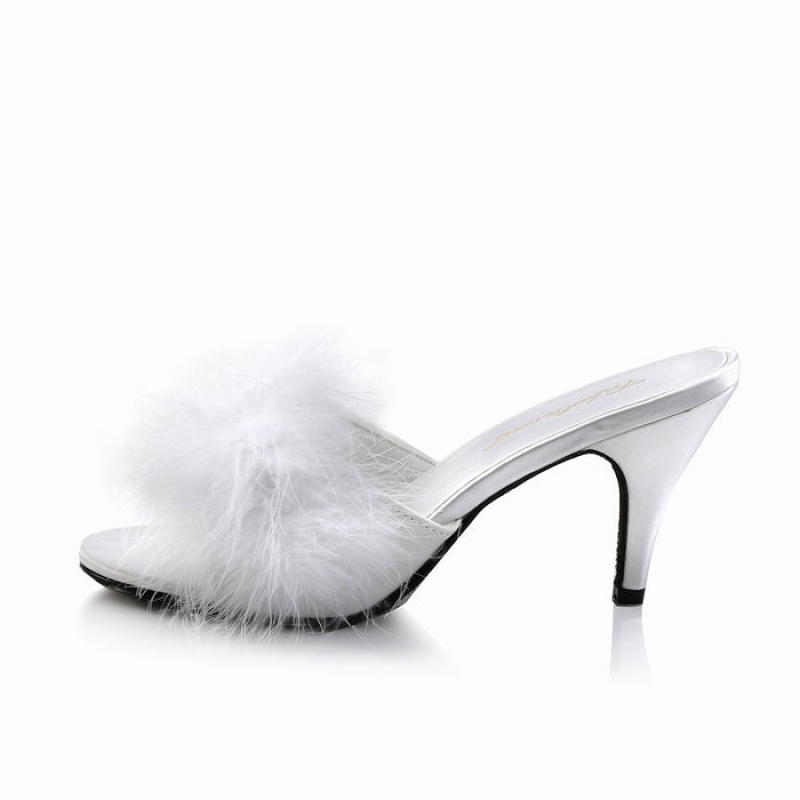 White Pleaser Amour-03 Women's Slides | WC8024513