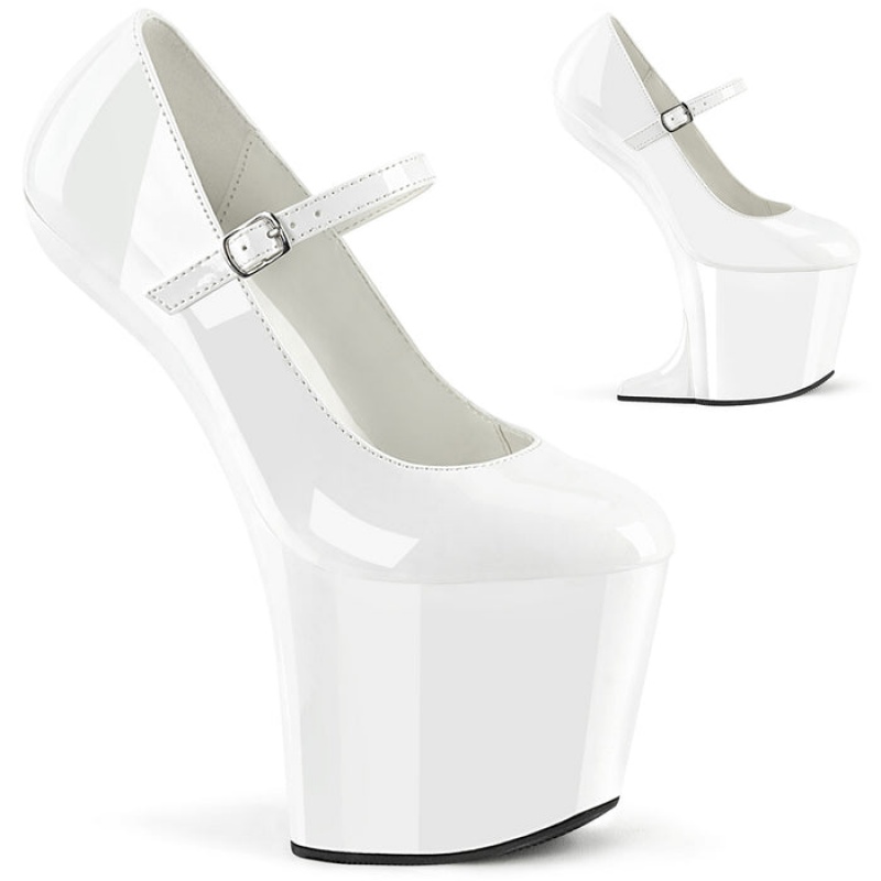 White Pleaser Craze-880 Women\'s Pumps | WO5274901