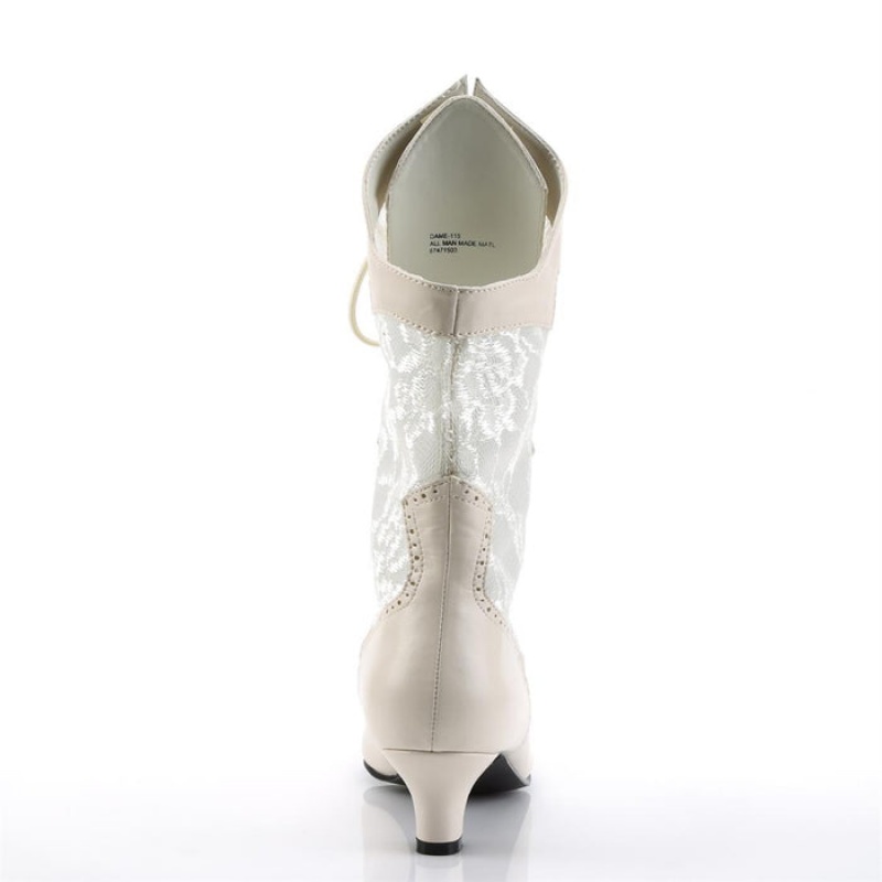 White Pleaser Dame-115 Women's Boots | WL3748215