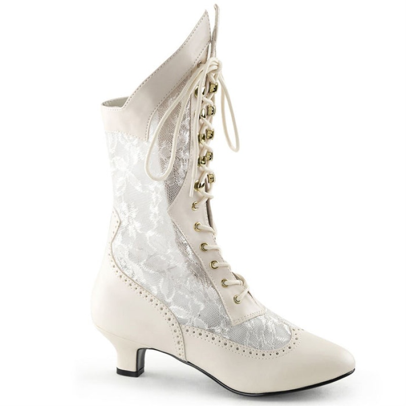 White Pleaser Dame-115 Women's Boots | WL3748215