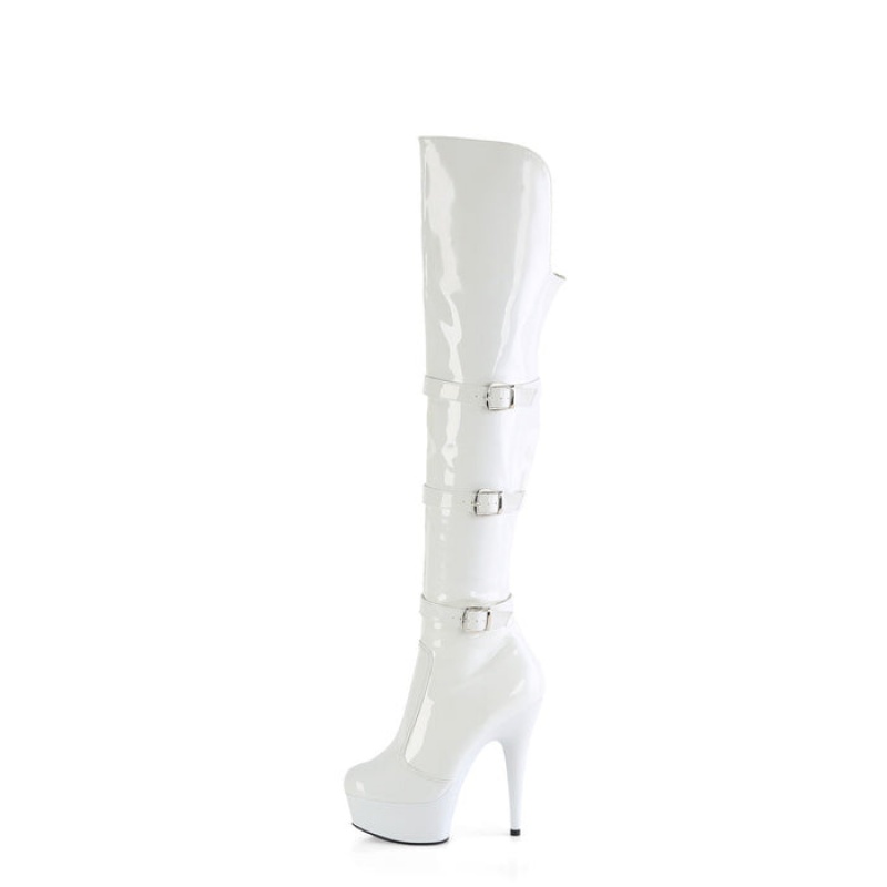 White Pleaser Delight-3018 Women's Boots | YN5160832