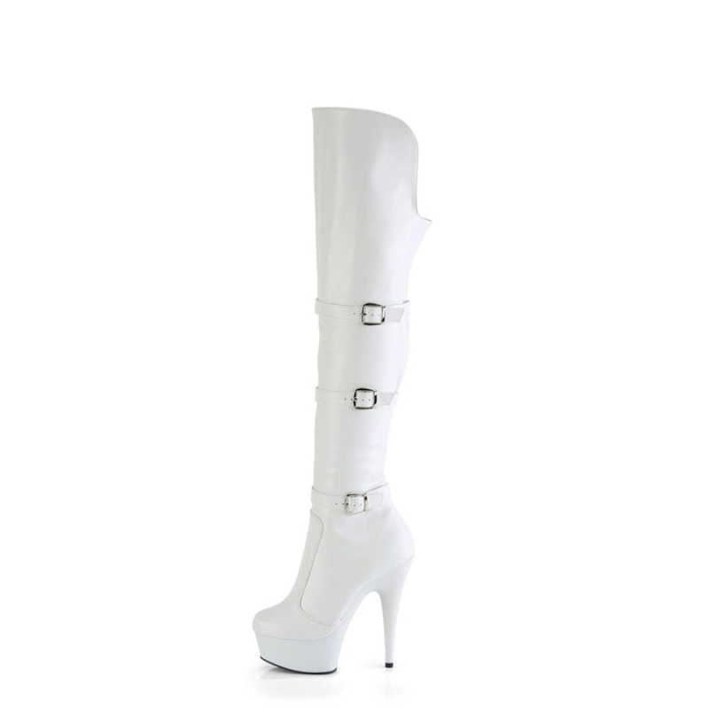 White Pleaser Delight-3018 Women's Boots | RX0924175