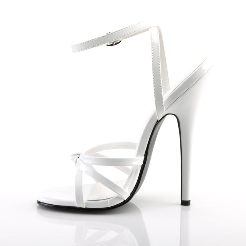 White Pleaser Domina-108 Women's Sandals | IO9346781