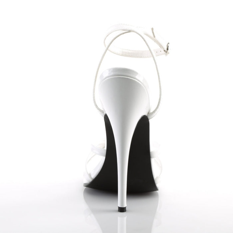 White Pleaser Domina-108 Women's Sandals | IO9346781