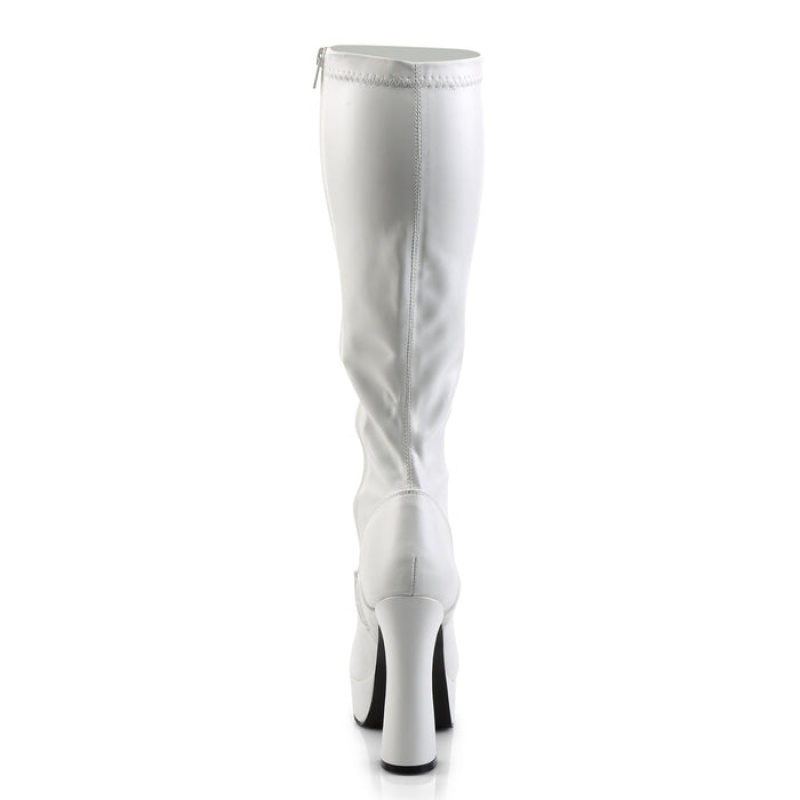 White Pleaser Electra-2000Z Women's Boots | VM8670192