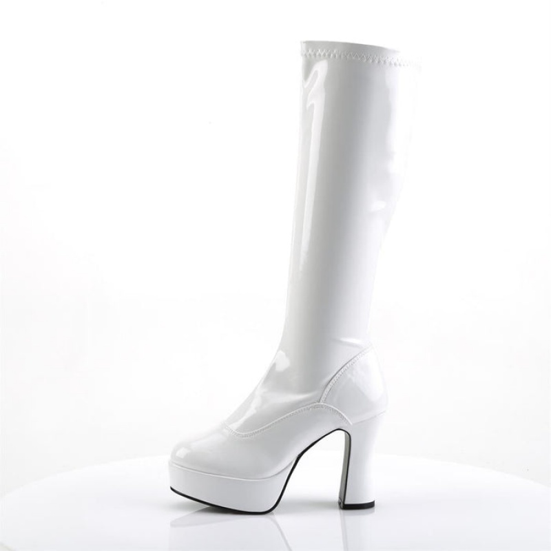 White Pleaser Exotica-2000 Women's Boots | MG4718063